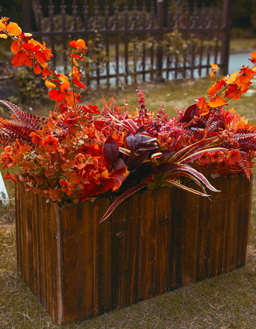 Load image into Gallery viewer, PARTY JOY 15 Bunches Artificial Fall Orchid Flowers 10x5x5in Autumn Decor

