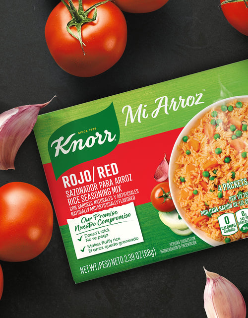 Load image into Gallery viewer, BestBy03/26 Knorr Mi Arroz Rice Seasoning Mix Red 2.39oz 4 Count Pack of 12
