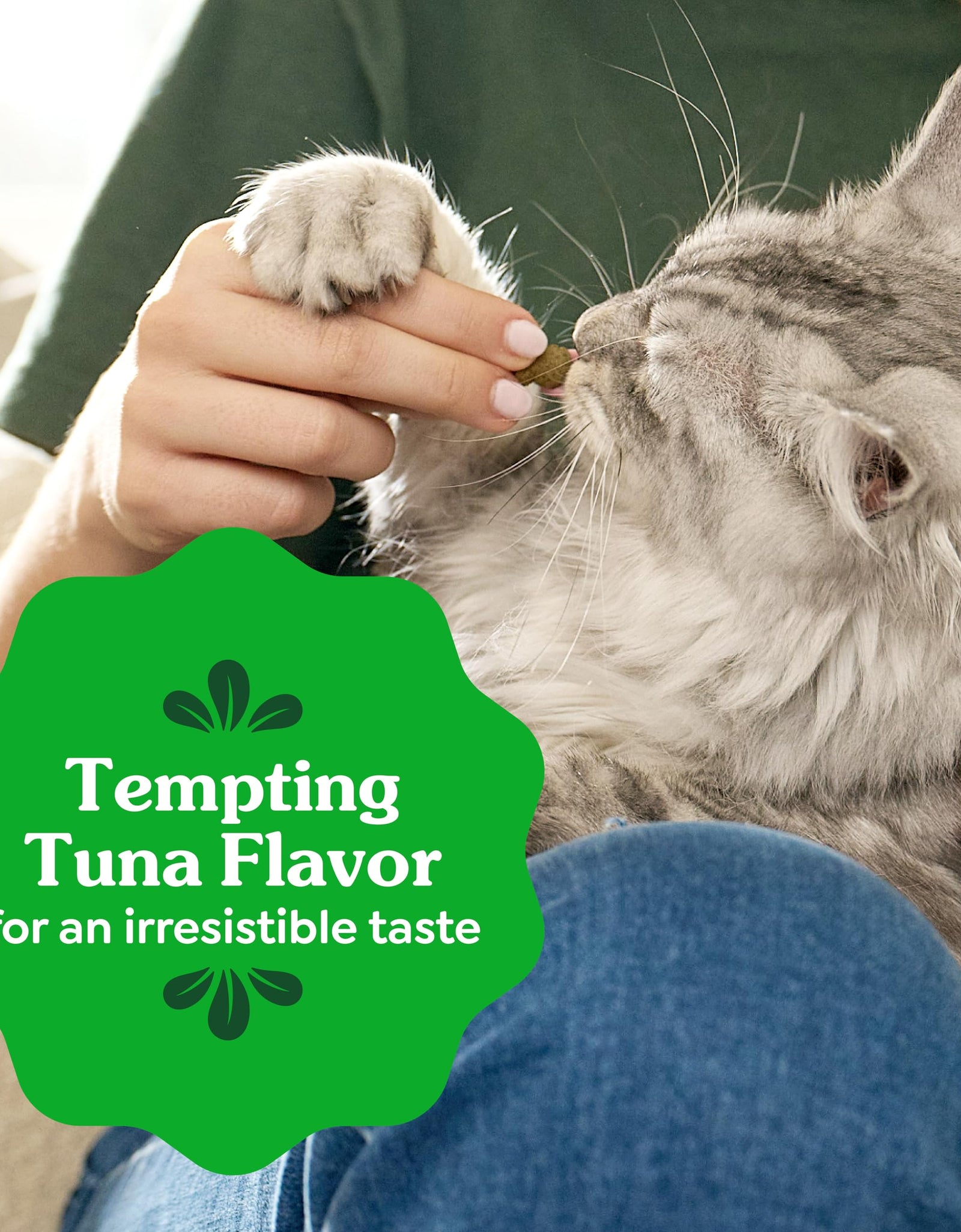Greenies Cat Treats Adult Natural Dental Tuna Flavor 9.75 oz Tub BEST BY.02/2026