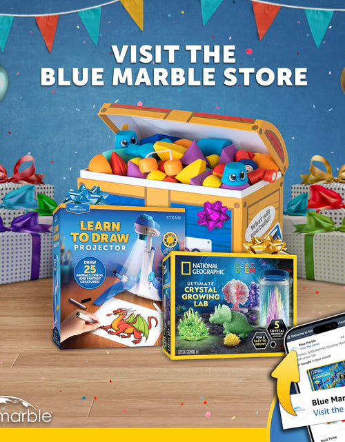 Load image into Gallery viewer, National Geographic Stunning Chemistry Set Mega Science Kit 45 Experiments Blue
