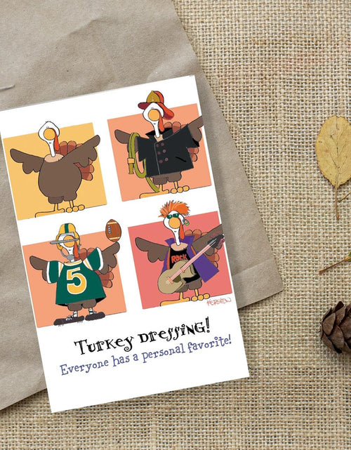 Load image into Gallery viewer, Stonehouse Collection 2-Pack Funny Thanksgiving Greeting Cards Turkey Assorted
