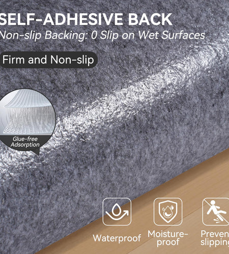 YDKGL 4PC Non-Slip Peel & Stick Stair Treads 8x30 Brown Chenille