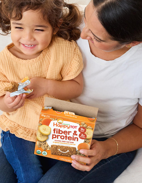 Load image into Gallery viewer, HAPPYTOT Organics Toddler Oat Bars Apple Spinach Soft-Baked 0.88oz 5Count 6 Pack
