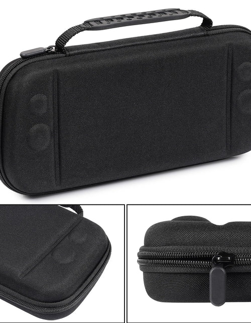Load image into Gallery viewer, TIGOJH Nintendo Switch 2 Carrying Case Black 10 Game Slots &amp; Accessory Pocket

