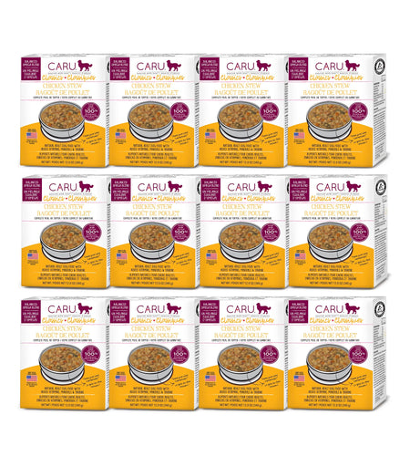 BestBy01/26 Caru Classics Chicken Stew Wet Dog Food 12oz Case of 12
