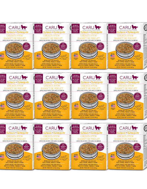 Load image into Gallery viewer, BestBy01/26 Caru Classics Chicken Stew Wet Dog Food 12oz Case of 12
