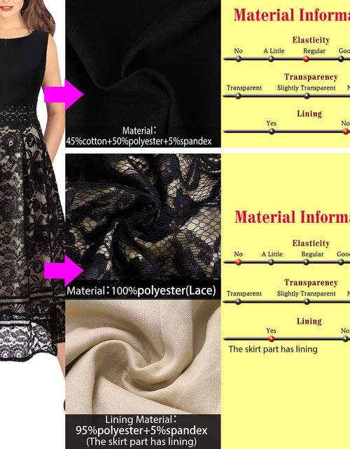 Load image into Gallery viewer, VFSHOW Womens Black Lace Tie Waist Front Zipper Slim A-Line Dress Size L
