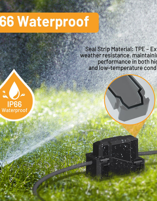 Load image into Gallery viewer, CFMASTER Weatherproof Outdoor Electrical Box IP66 7x3x4in Vanilla 3 Pack
