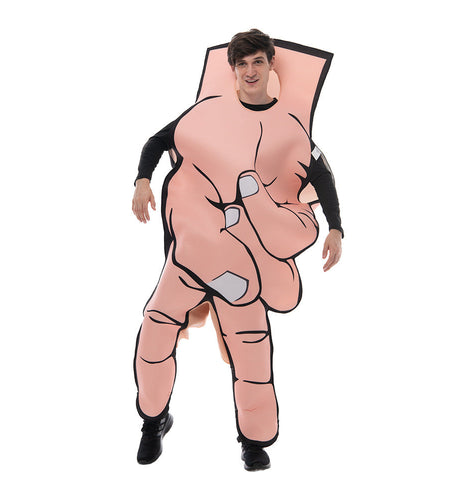 Halloween funny costumes human-shaped scissors hands shape V-shaped sponge stage atmosphere costumes