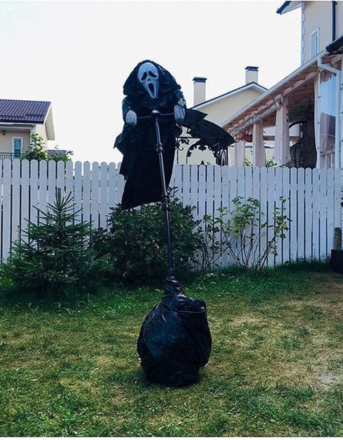 Load image into Gallery viewer, Creative Garden Ghostface Scarecrow Yard Hanging Scaring Scream Halloween Ghostface Scarecrow Decoration Repeller Bird

