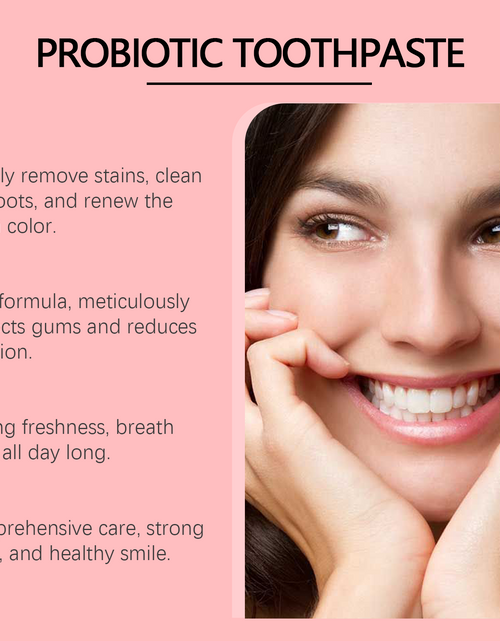 Load image into Gallery viewer, Oralhoe Probiotic Toothpaste Care For Dental Hygiene Gentle Cleaning Care To Remove Surface Stains Lasting Fresh
