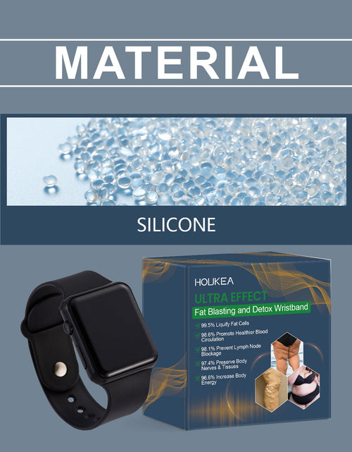 Load image into Gallery viewer, Houkea Body Care Watch Daily Lightweight Care Bracelet Unisex Fashion Personality Silicone Watch
