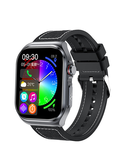 Load image into Gallery viewer, New ET585 smart watch ECG call micro physical examination NFC blood sugar uric acid body fat blood oxygen heart rate
