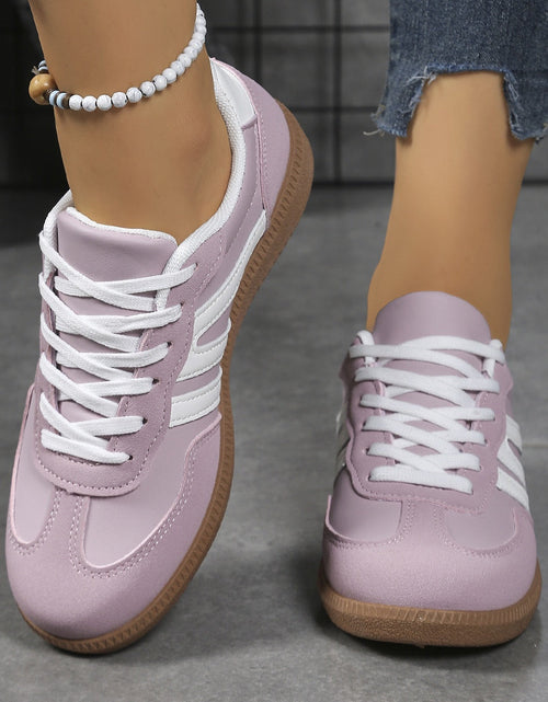 Load image into Gallery viewer, Lace-Up Low-Top Sneakers – 11 Colors EU 36–42 | Women's Training Shoes
