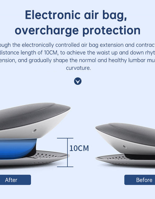 Load image into Gallery viewer, Waist Massager Lumbar Traction Inflatable Hot Compress Back Cervical Stretcher Massage Air Pressure Reduce Relief Pain
