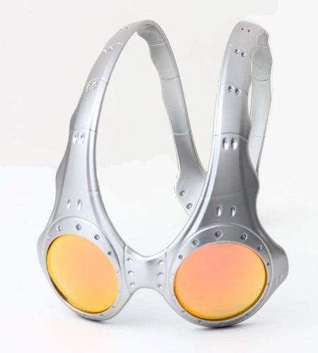 Unisex Over - The - Top Sunglasses. Ideal for outdoor cycling and sports. Fashionable retro - style metal - framed glasses.