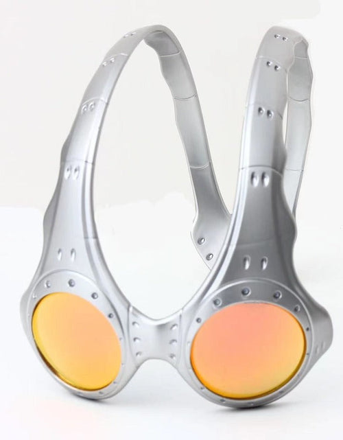 Load image into Gallery viewer, Unisex Over - The - Top Sunglasses. Ideal for outdoor cycling and sports. Fashionable retro - style metal - framed glasses.
