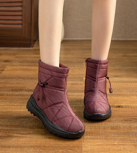 Women's Fleece-lined Waterproof Anti-slip Snow Boots