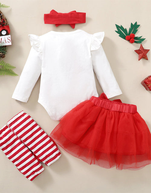 Load image into Gallery viewer, New popular Christmas dress set for girls
