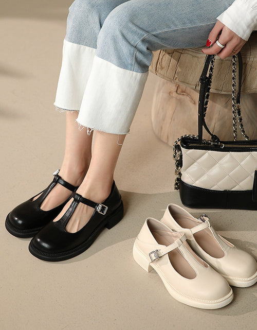 Load image into Gallery viewer, Women’s Shallow-Mouth Mary Jane Shoes
