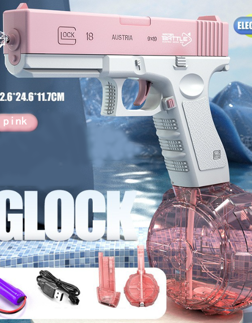 Load image into Gallery viewer, Summer New Children Water Gun Fully Automatic Continuous Electric Water Gun Glock Boy Water Playing Toys
