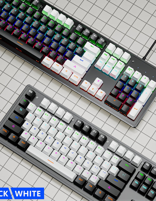 Load image into Gallery viewer, K880 wired mechanical keyboard customized hot swappable office computer 104 key e-sports game
