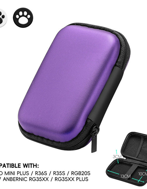 Load image into Gallery viewer, EVA hard shell bag suitable for R35S/R36S handheld game console protection bag video game console accessory storage bag
