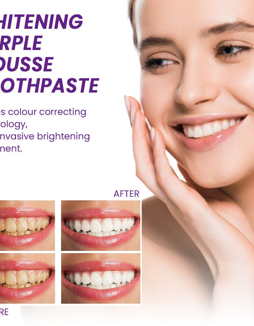 Load image into Gallery viewer, West&amp;Month Purple Mousse Toothpaste Daily Mouthguard Gently Cleans Stains And Tartar Freshen The Mouth
