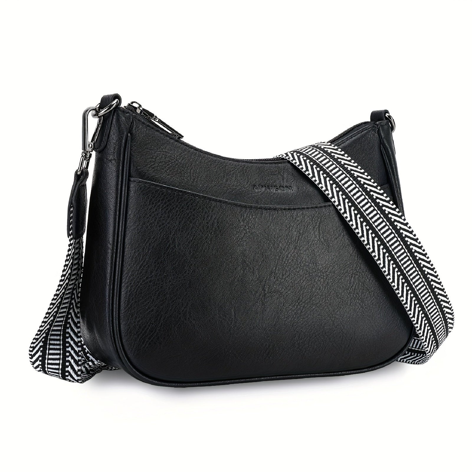 Vintage Crossbody Bag Chic Shoulder Purse Adjustable Strap