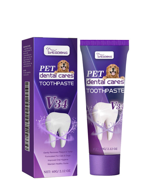 Load image into Gallery viewer, Pet V34 Toothpaste, Pet Clean Bad Breath Tartar Care Gum Care Toothpaste
