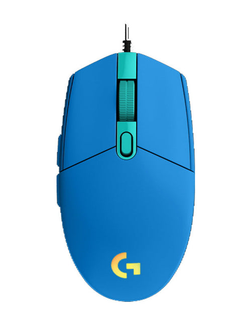 Load image into Gallery viewer, Logitech G102/G102 second-generation wired gaming mouse e-sports lol eating chicken macro RGB pressure gun programming desktop computer
