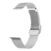 silver steel strap