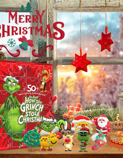 Load image into Gallery viewer, Green Sulley Grinch Blind Box Green Sulley Grinch Series 24 Box Christmas Cartoon Toy Blind Box
