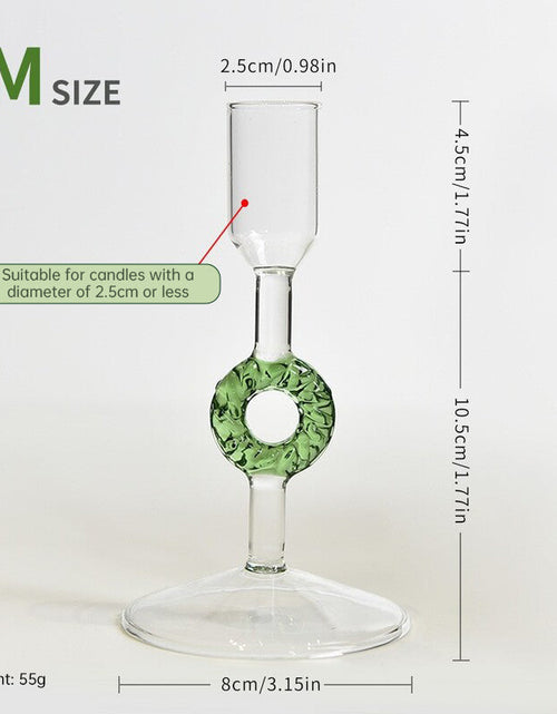 Load image into Gallery viewer, Nordic Borosilicate Glass Candle Holder, Christmas Tree Tabletop Decor for Home
