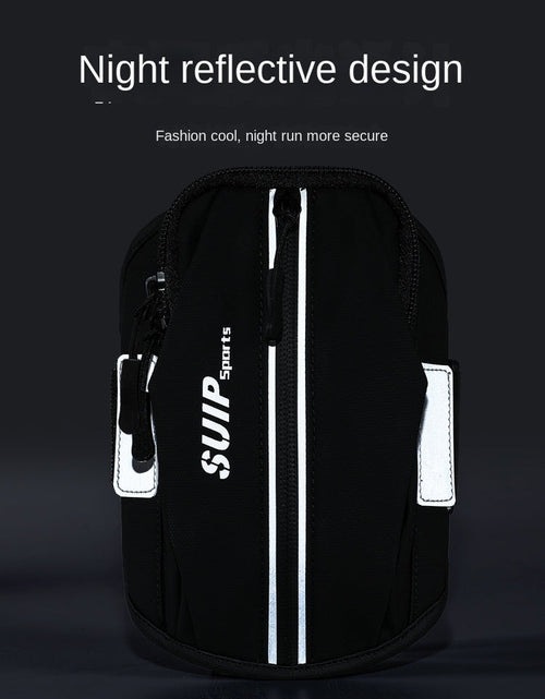 Load image into Gallery viewer, Outdoor fitness arm bag elastic men's and women's universal arm cover wrist bag fashionable waterproof running phone arm bag
