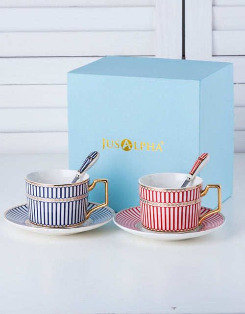 Load image into Gallery viewer, Nordic minimalist ceramic coffee cups and plates, English black tea cups, water utensils, tea cups, household offices
