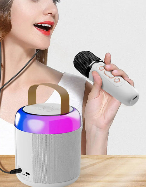 Load image into Gallery viewer, Y2  High-fidelity Sound KaraokesMachine For Immersive Singing Experience Lightweight And Portable 1microphone pink
