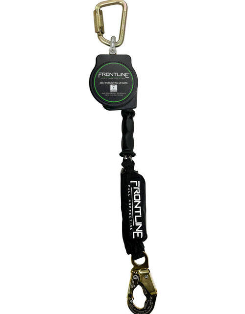 Load image into Gallery viewer, Frontline RPG10 10' Cable Single Leg SRL with Steel Snap Hook End with Carry on Handle and Tagline
