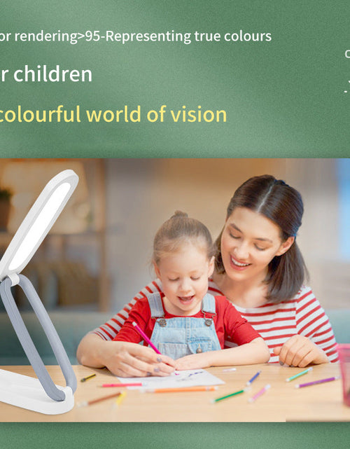 Load image into Gallery viewer, Folding USB Rechargeable Eye Protection Desk Lamp Led Study Touch Student Children Desk Reading Bedside Lamp
