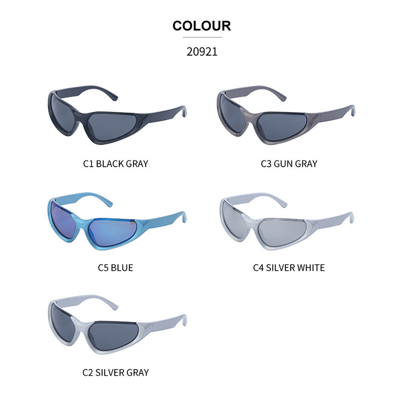 New Windproof Sports Sunglasses For Women Y2K Millennium Outdoor Sunglasses For Men