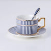 Blue vertical stripes