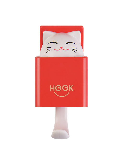 Load image into Gallery viewer, Creative nail free adhesive hook, plastic hook, wall hook, door mounted adhesive hook, clothes, shoes, hats, multi-purpose hook
