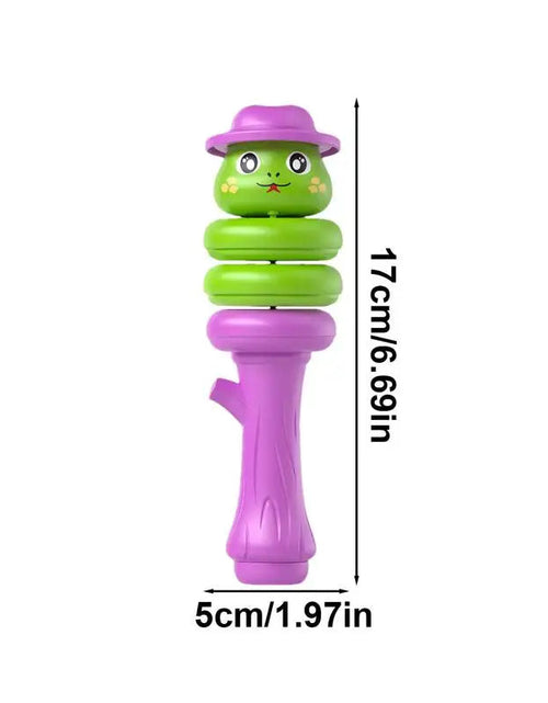Load image into Gallery viewer, Cartoon Snake-Shaped Whistle Twisting Snake Rotating Duck Dragon Decompression Swinging Force Control Balance Toy
