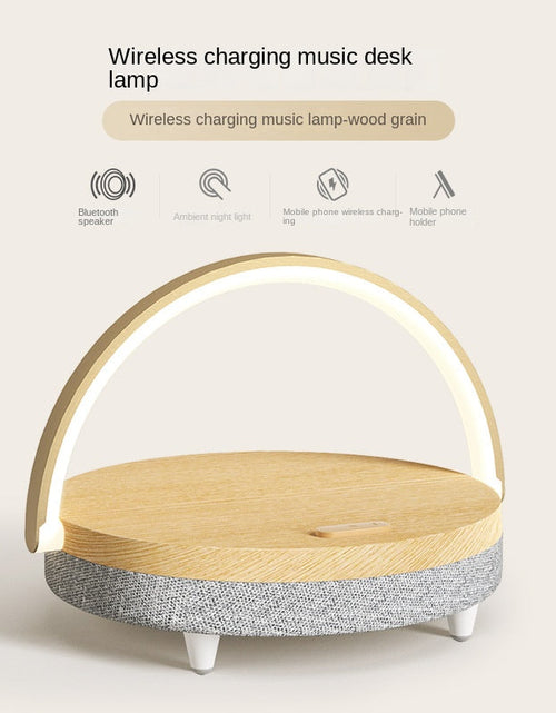 Load image into Gallery viewer, Living desk lamp, mobile phone, wireless charging, Bluetooth speaker, minimalist ins, bedside lamp
