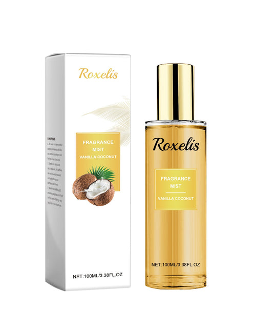Load image into Gallery viewer, Roxelis Vanilla Coconut Fragrance Spray Long Lasting Fragrance Refreshing Body Spray Floral Fruit Fragrance Refreshing Body Fragrance
