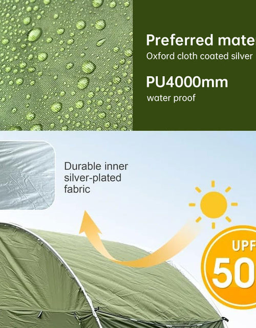 Load image into Gallery viewer, Outdoor car - trunk rear tent with canopy, sun - resistant camping equipment
