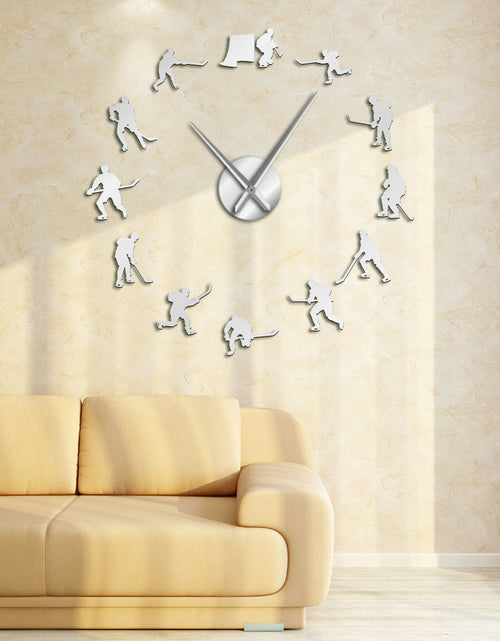 Load image into Gallery viewer, Frameless DIY Wall Clock 3D Mirror Wall Sticker
