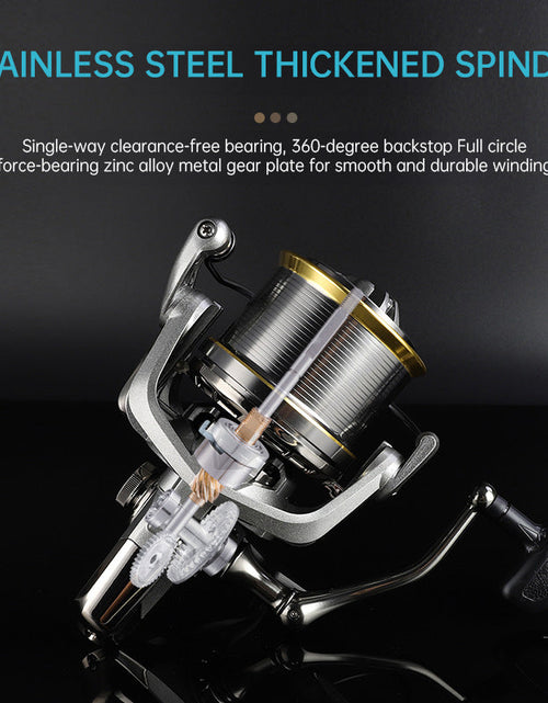Load image into Gallery viewer, 17+1BB 8000-14000 Series Aluminum Alloy Spool Fishing Reel, 4.8:1 Gear Ratio, Durable Long Casting for Baitcasting
