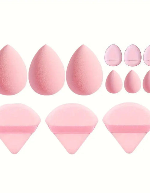 Load image into Gallery viewer, 12Pcs Makeup Sponge Blender Beauty Egg Foundation Sponges Liquid Cream Cosmetic Puff Women Make Up Accessories Beauty Tools
