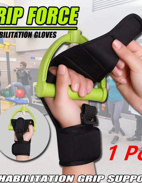 Load image into Gallery viewer, High Quality Auxiliary Fixed Gloves Rehabilitation Training Tool Hand Fist Finger Gloves For Stroke Hemiplegia Patient
